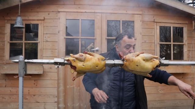 Дикая птица на вертеле на костре. Рецепт от Жоржа смотреть онлайн