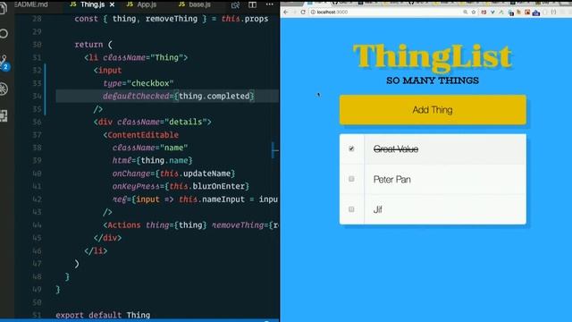 Day 08 - Afternoon, part 2: ThingList - Persisting checkbox state - XTBC 2017 Session 1 смотреть онлайн