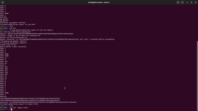 pg_gather Report generation using postgresql docker container made easy смотреть онлайн