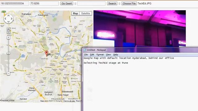 Use Geo Tag on a picture file to show location on Google Maps смотреть онлайн