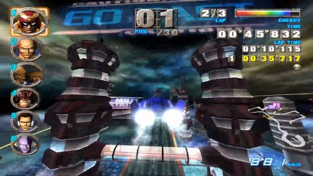F-Zero GX (GC) walkthrough - Mute City 2 смотреть онлайн