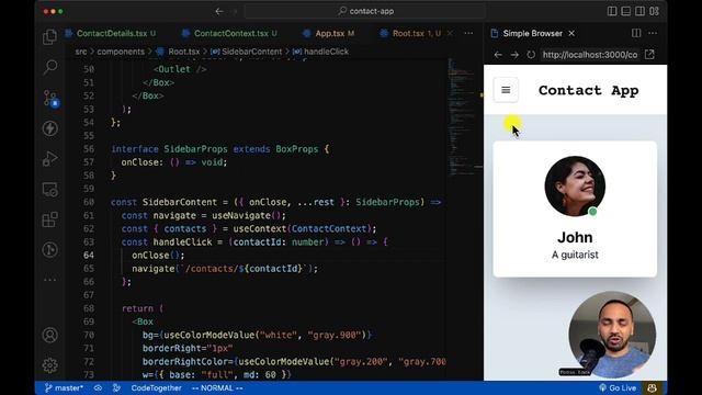 Section 10 (React Intermediate): Lesson 3 - Add new contact смотреть онлайн