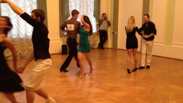 Учительская Сальса 2013. Ана Карапетян и Павел Исобаев. Серебро. смотреть онлайн
