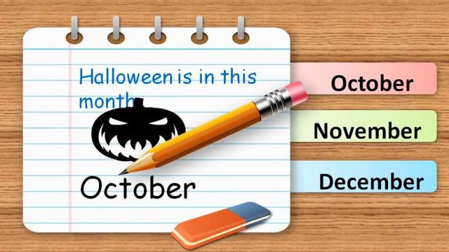 Months of the Year - Vocabulary/Месяцы на английском. Учим названия всех 12 месяцев смотреть онлайн