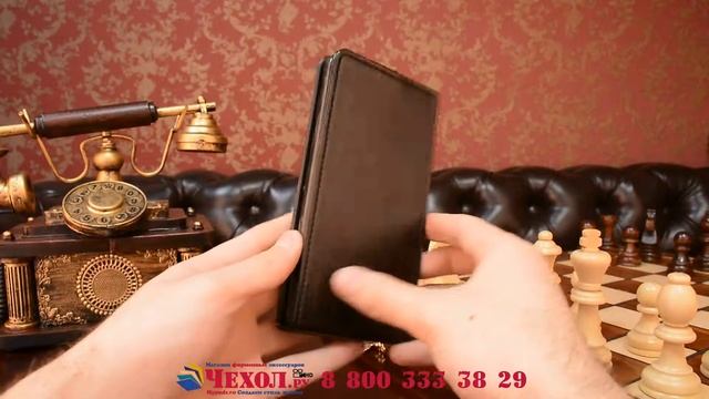 Фирменный оригинальный вертикальный откидной чехол-флип для Xiaomi Redmi Note смотреть онлайн