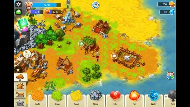 СОЗДАЕМ ЖИЗНЬ НА ОСТРОВЕ ▶ WORLDS Builder: Farm & Craft - Симулятор Эволюции Прохождение | Обзор смотреть онлайн
