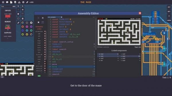 Maze Solver Assembly - Turing Complete