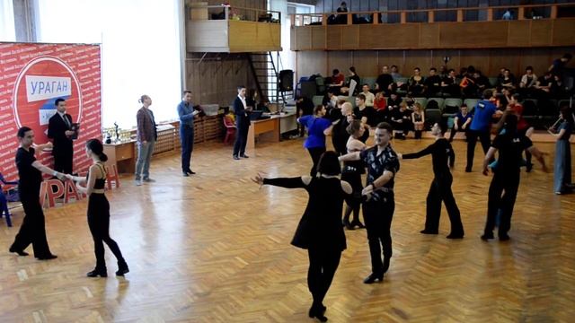 ХАСТЛ, Discofox, УРАГАН 2019, ДнД Beginner 01, 14 финала, заход 1, танец 1 смотреть онлайн
