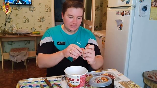 Корейская лапша б/п со вкусом кимчи смотреть онлайн