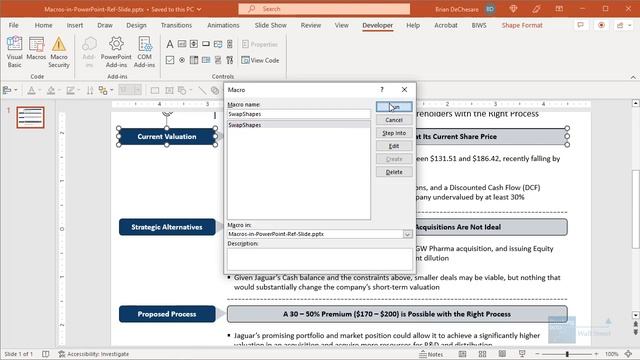 Macros in PowerPoint: How to Use VBA for a "Swap Multiple Shapes" Macro смотреть онлайн