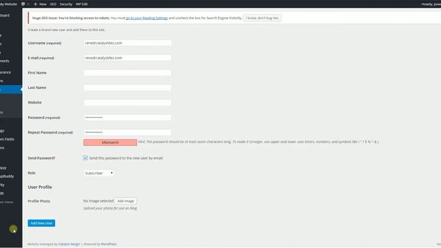 WordPress - How to create a User Account смотреть онлайн