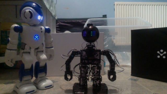 Alpha 2 Humanoid And Ez Jd Humanoid Robot Dancing Movments