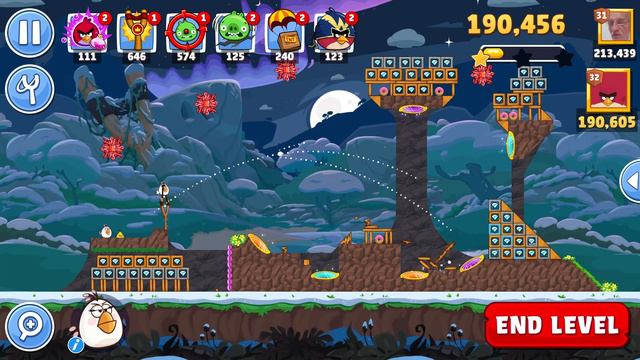 Angry Birds Friends Level 3 Tournament 1341 three stars NO POWER-UP walkthrough 2024-01-11 смотреть онлайн