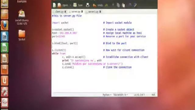 Python Socket смотреть онлайн