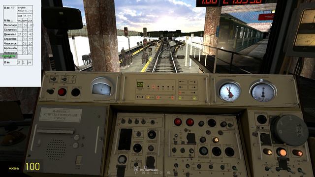 Garry s Mod Metrostroi Поездка На поезде 81-717 Номерной смотреть онлайн
