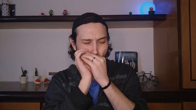 Slow Blues - High Tide - Blues harmonica solo (tab on description) смотреть онлайн