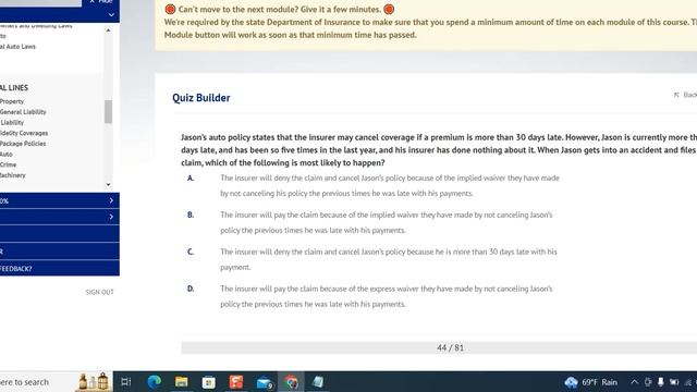 Andrew almost done with insurance school смотреть онлайн