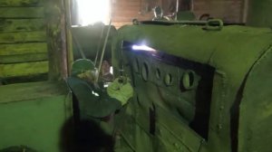 Резка металла резаком Обучающий рез профессионала Кислород пропан