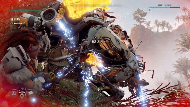 Fighting the RedMaw 30 | Let's Play Horizon Zero Dawn Complete Edition PC смотреть онлайн