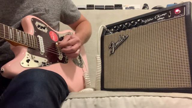 1966 Fender Vibro Champ Blackface Tube Amp USA + 2020 Squier FSR Classic Vibe 70’s Jaguar Shell Pin смотреть онлайн