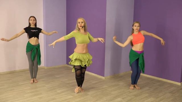 Урок по Bellydance (2 сезон/17 урок). Танцевальные связки смотреть онлайн