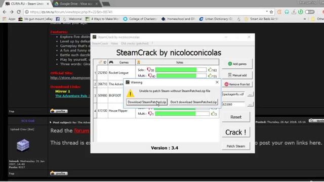 How to get any game on steam for free(SteamCrack 3.0) смотреть онлайн