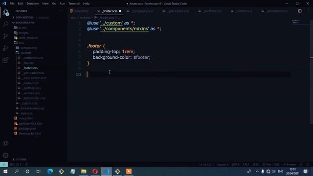 Bootstrap 5 & SASS (Build a Complete Portfolio Website ) - #13-1 смотреть онлайн