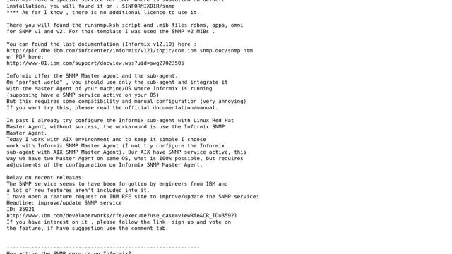 DevOps & SysAdmins: Informix snmp sub agent with net-snmp (2 Solutions!!) смотреть онлайн