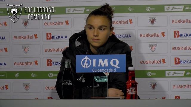 Jugadora Athletic Club, Andrea de la Nava, Declaraciones tras Athletic Club Vs. EDF Logroño смотреть онлайн