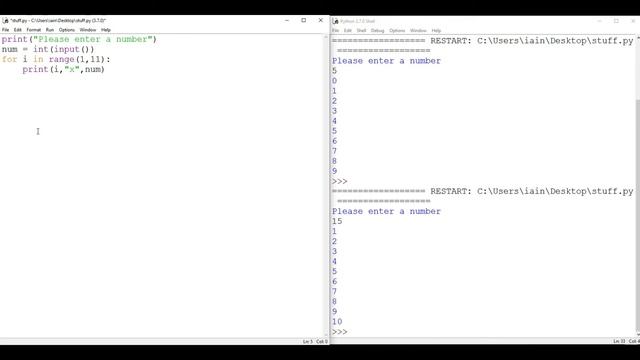 Python 3 - For loops смотреть онлайн