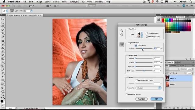 How to Remove An Image From The Background in Photoshop CS5 смотреть онлайн