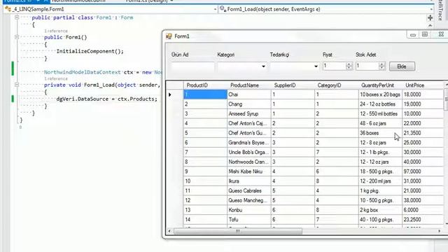 LINQ to SQL ile Ürün Yönetim Uygulaması Geliştirmek смотреть онлайн