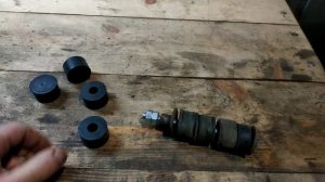 Замена стойки стабилизатора на Лансер 9(установка самодельной стойки за 100 рублей.)