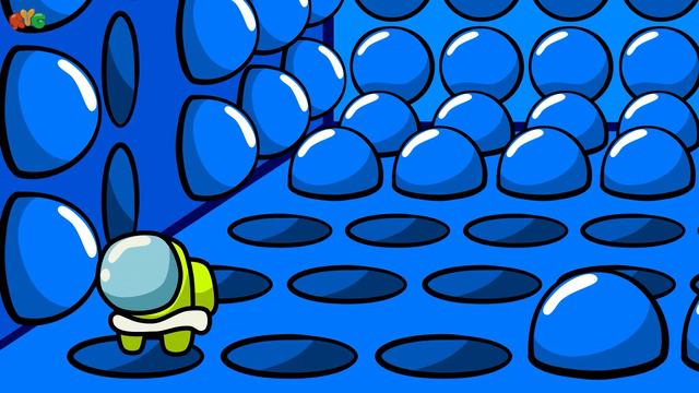 Among Us vs Bridge Worm & Spiders in Cave | Among Us Dancing смотреть онлайн