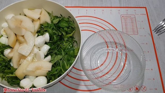 Салат КАК В РЕСТОРАНЕ ? ТЕПЕРЬ ГОТОВЛЮ на каждый ПРАЗДНИК ? И БЕЗ МАЙОНЕЗА ? РУККОЛА и ГРУША смотреть онлайн