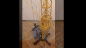 Модель крана. Башенный кран КБ 405. Самая частая модель. От КАРТОНА до ПЛАСТИКА