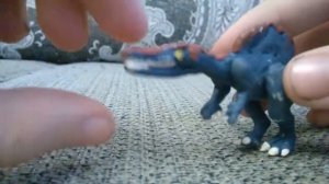 Спинозавр из пластилина