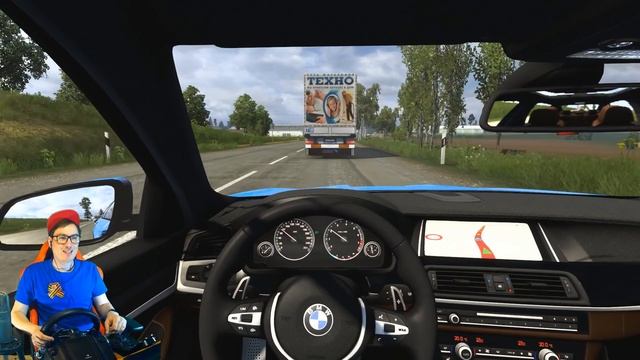 ЕДУ В МОСКВУ НА ПАРАД ПОБЕДЫ 9 МАЯ! EURO TRUCK SIMULATOR 2 смотреть онлайн