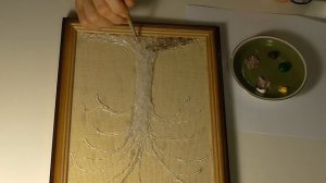 Картина  «Денежное дерево» своими руками - оригинальный подарок.
