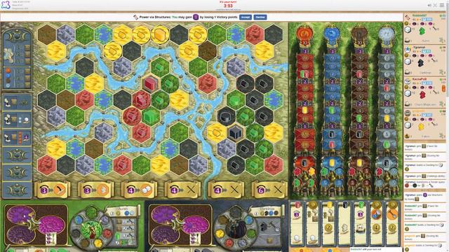Fighting global warming as Auren - Terra Mystica Playthrough смотреть онлайн