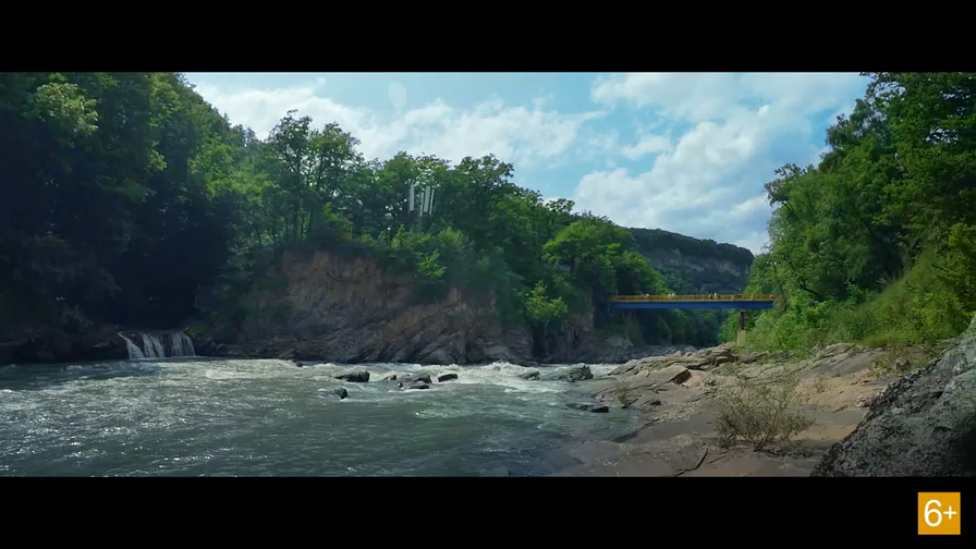 GoPro: Адыгея. Водопады Руфабго. Slowmotion. Автопутешествие. Отдых. Кавказ.  Горы. Стедикам