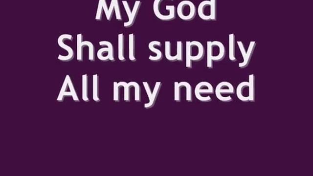 Jehovah Jireh My Provider смотреть онлайн
