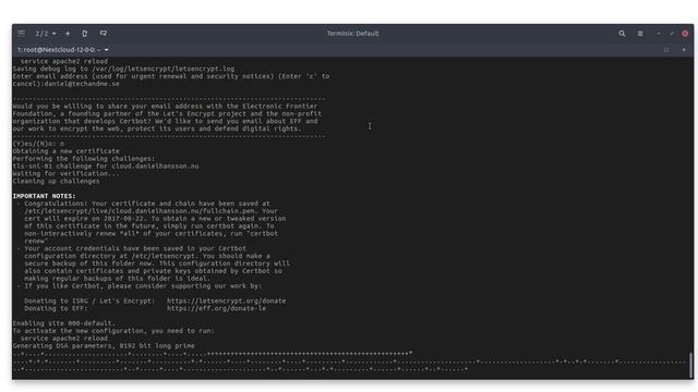 Nextcloud 12.0.0 DigitalOcean install смотреть онлайн