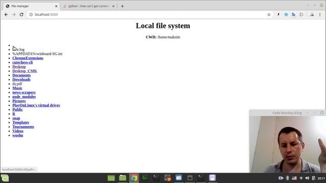 LIVE CODING web based FILE MANAGER with Python & Flask смотреть онлайн