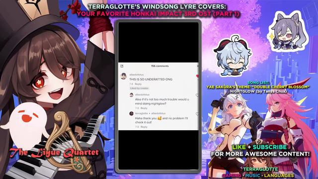 Windsong Lyre Covers: Double Cherry Blossom / Nightglow (Your Favorite Honkai Impact 3rd OST #1) смотреть онлайн
