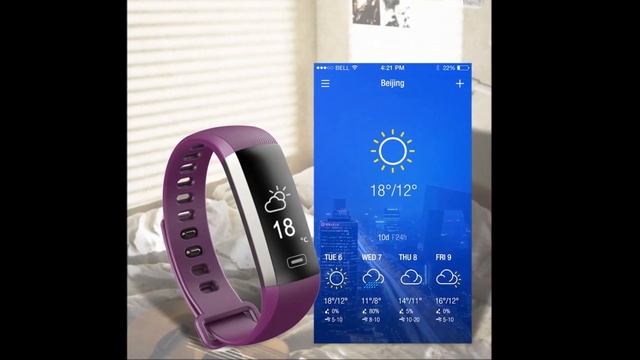 TEZER R5MAX smart wrist band Fitness Bracelet Watch смотреть онлайн