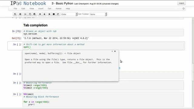 3. Basic Python - IPython Notebook Tutorial - bad video смотреть онлайн