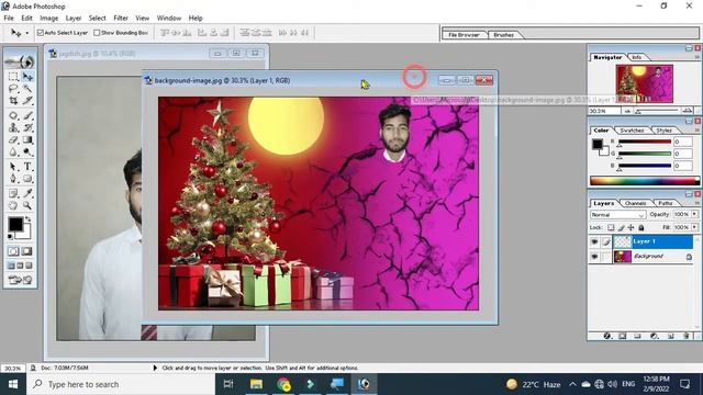 Change background in photoshop || Photo me dress and background change kaise karte hai смотреть онлайн