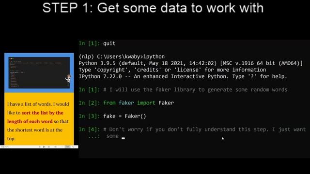 Sort a Python list of words according to the length the words it contains смотреть онлайн