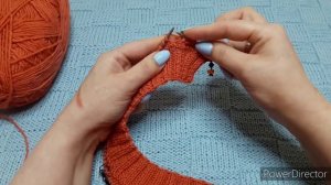 #вязаниеспицами  //МК//Реглан сверху.Свяжем вместе кофточку. часть1.